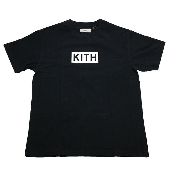 561センチ肩幅KITH キス Canvas Tile Box Logo Tee キャンバスタイル柄ボックスロゴ半袖Tシャツ ホワイト KH030112