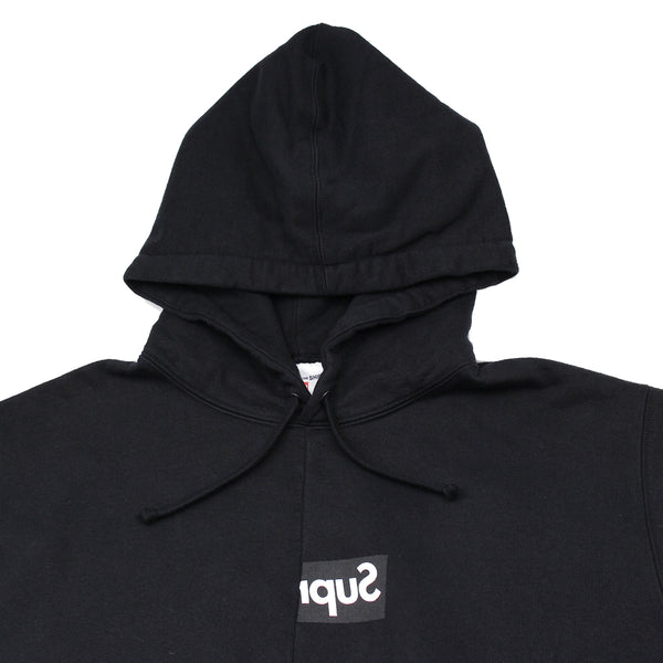 Supreme Split Box Logo Hooded Sweatshirtコットン100%