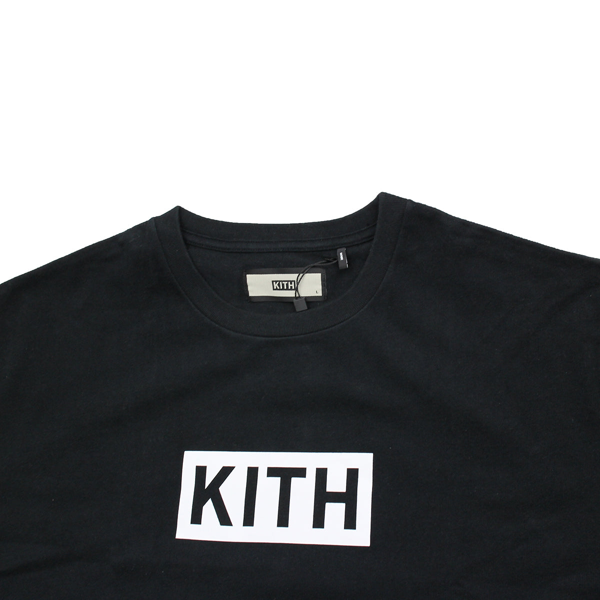M 黒 Kith for Peanuts スヌーピー ボックスロゴ Tシャツ袖丈半袖